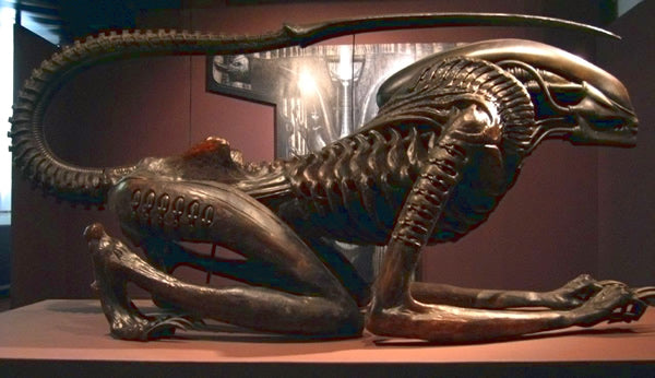 Furniture designed by H. R. Giger.