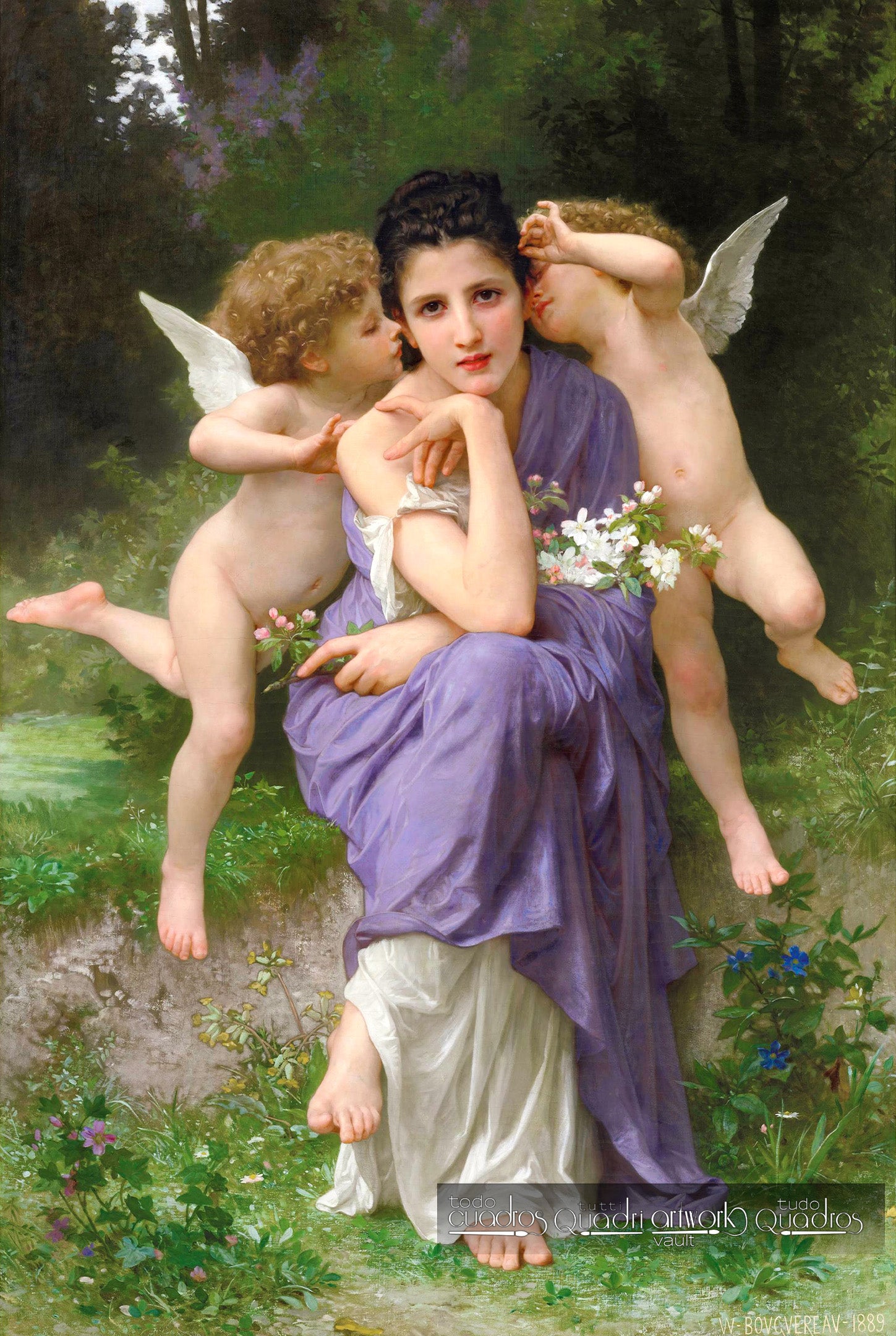 Songs of Spring, Bouguereau