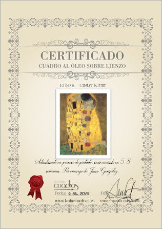 Artwork-Vault’s purchase certificate