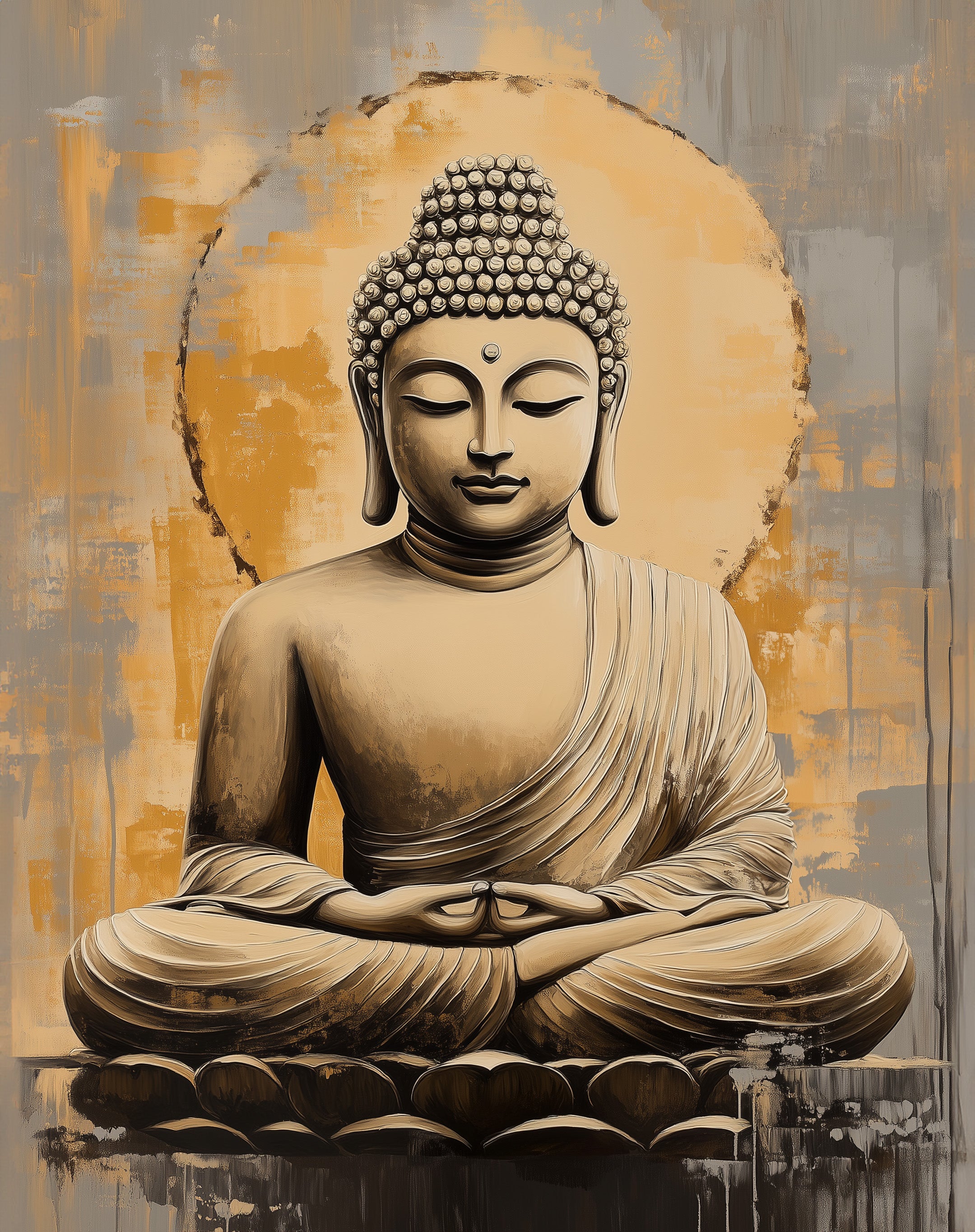 Buddha Among Ochres