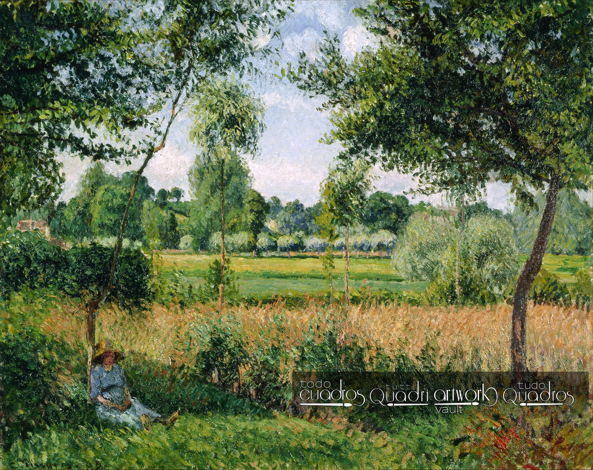 Morning Sunlight Effect, Eragny. Pissarro
