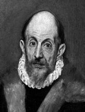 Oil self-portrait of El Greco.