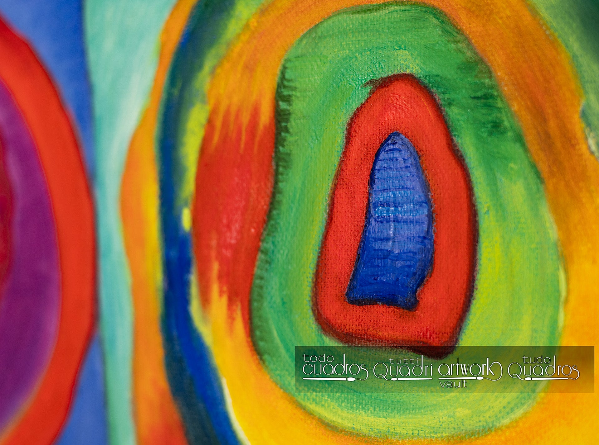 Color Study, Squares with Concentric Circles, Kandinsky