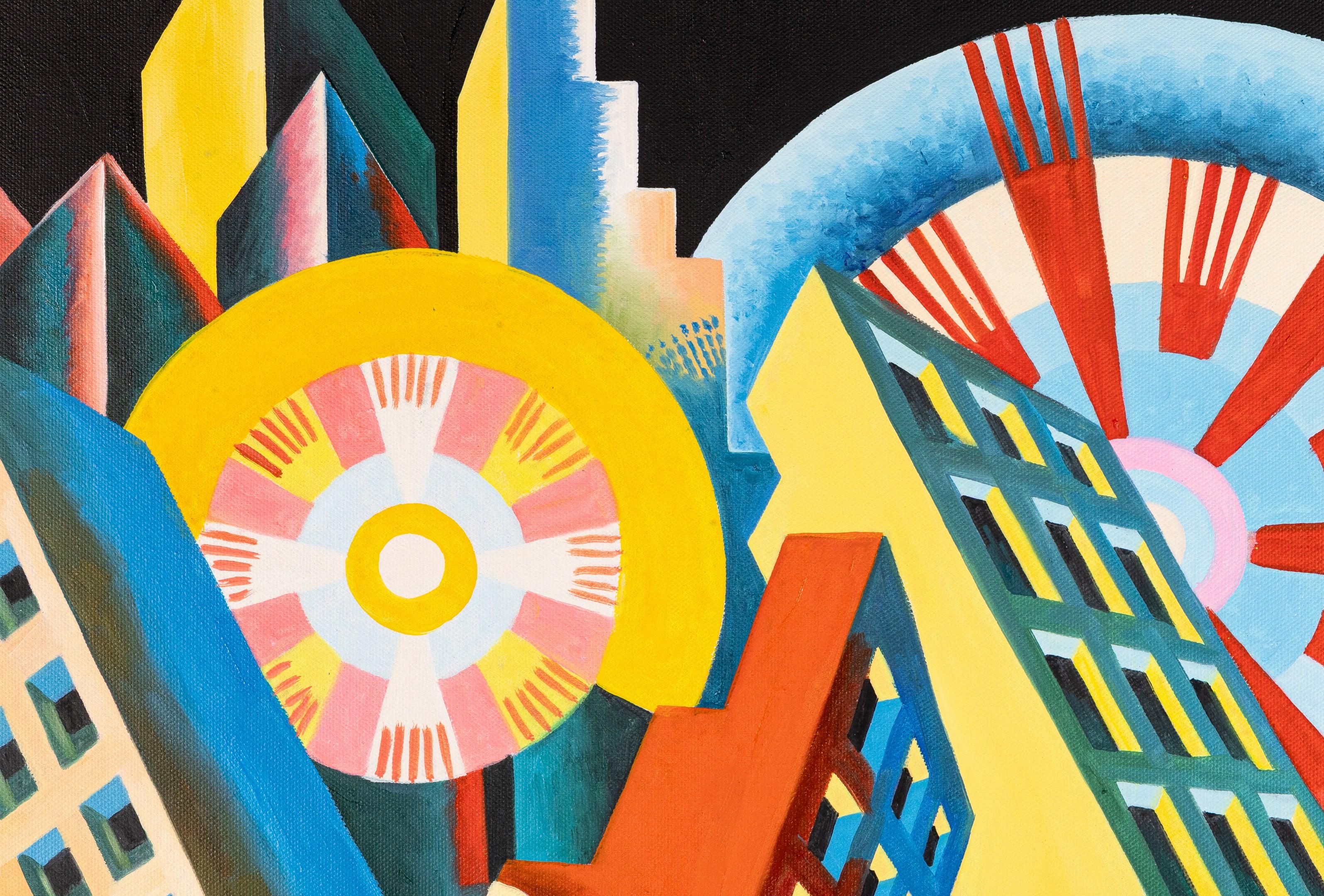 Skyscrapers and Tunnel, Depero
