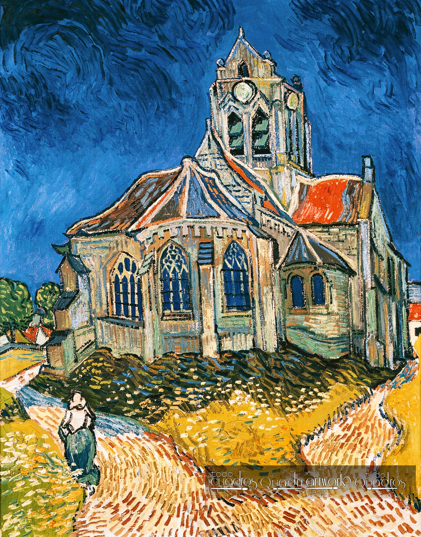 The Church at Auvers, Van Gogh