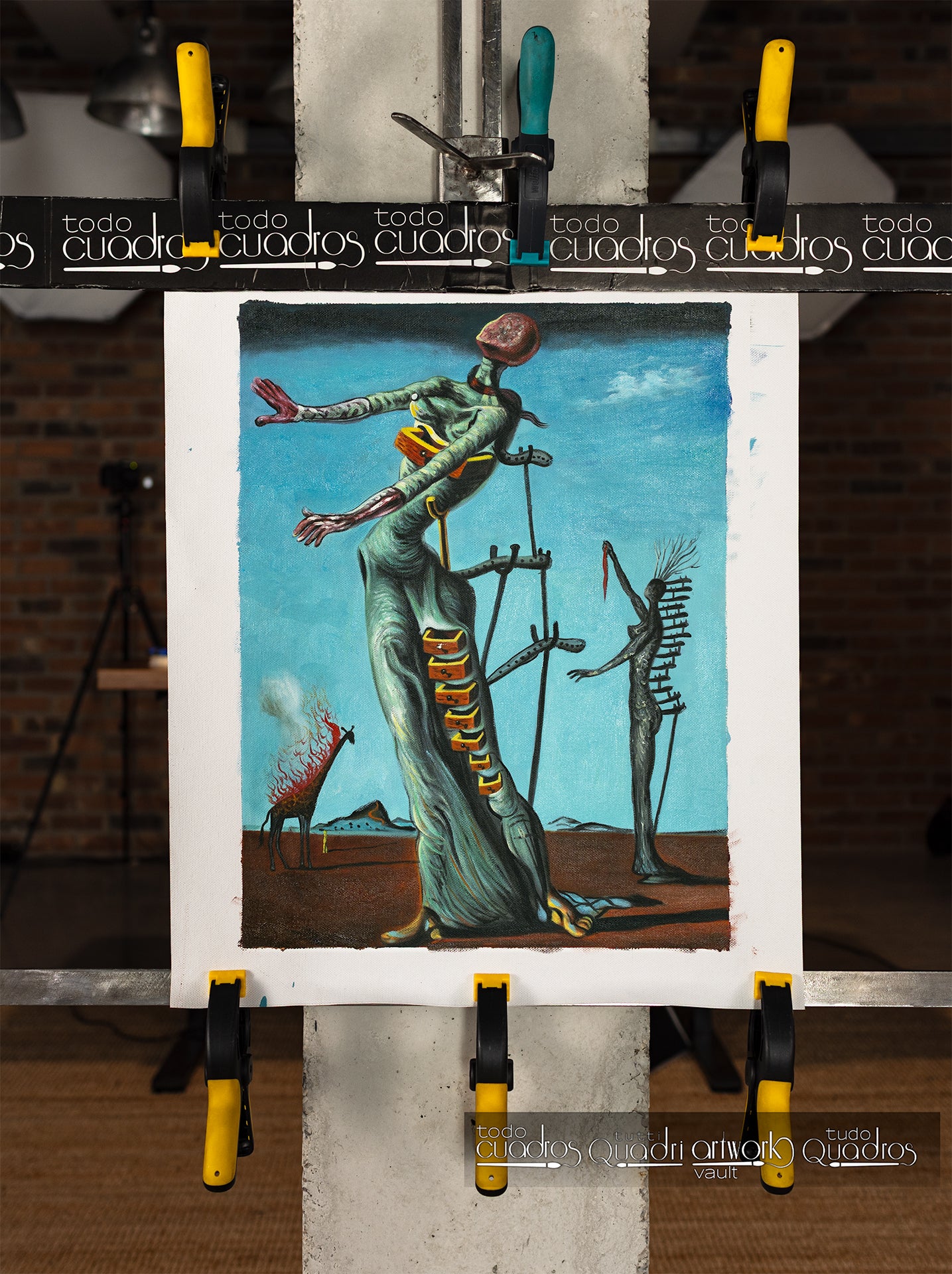 The Burning Giraffe, Dalí