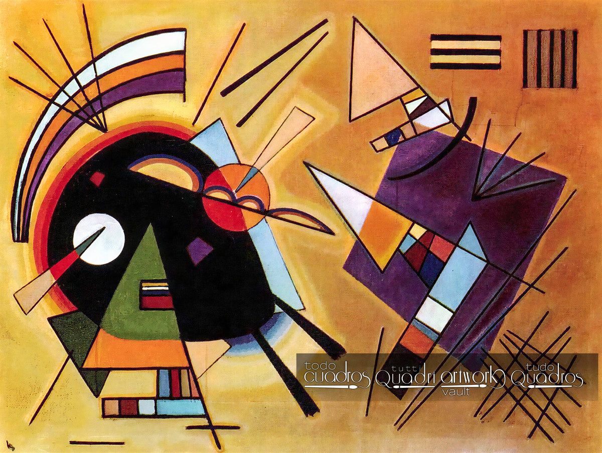 Black and Violet, Kandinsky