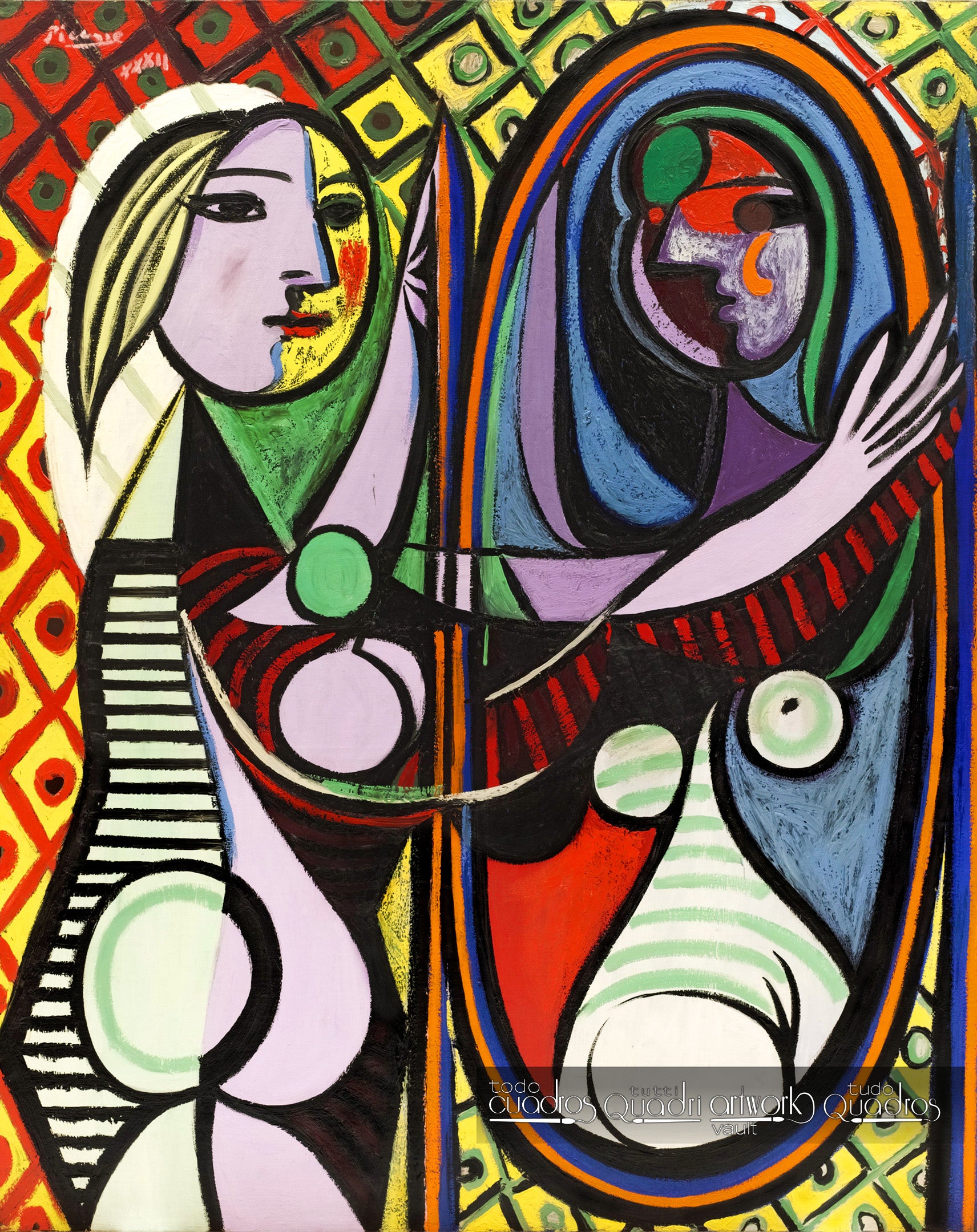 Girl Before a Mirror, Picasso