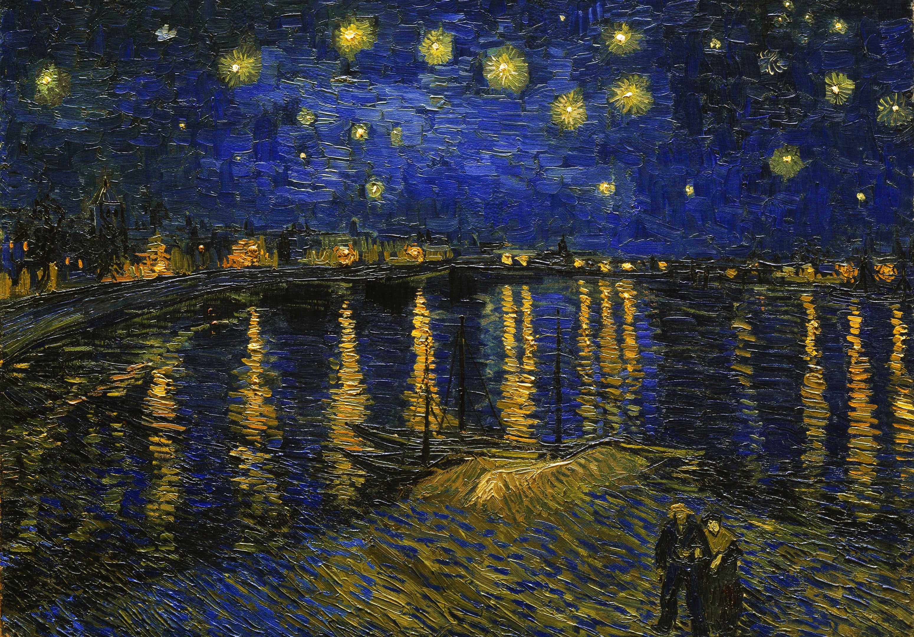Starry Night over the Rhone, Van Gogh
