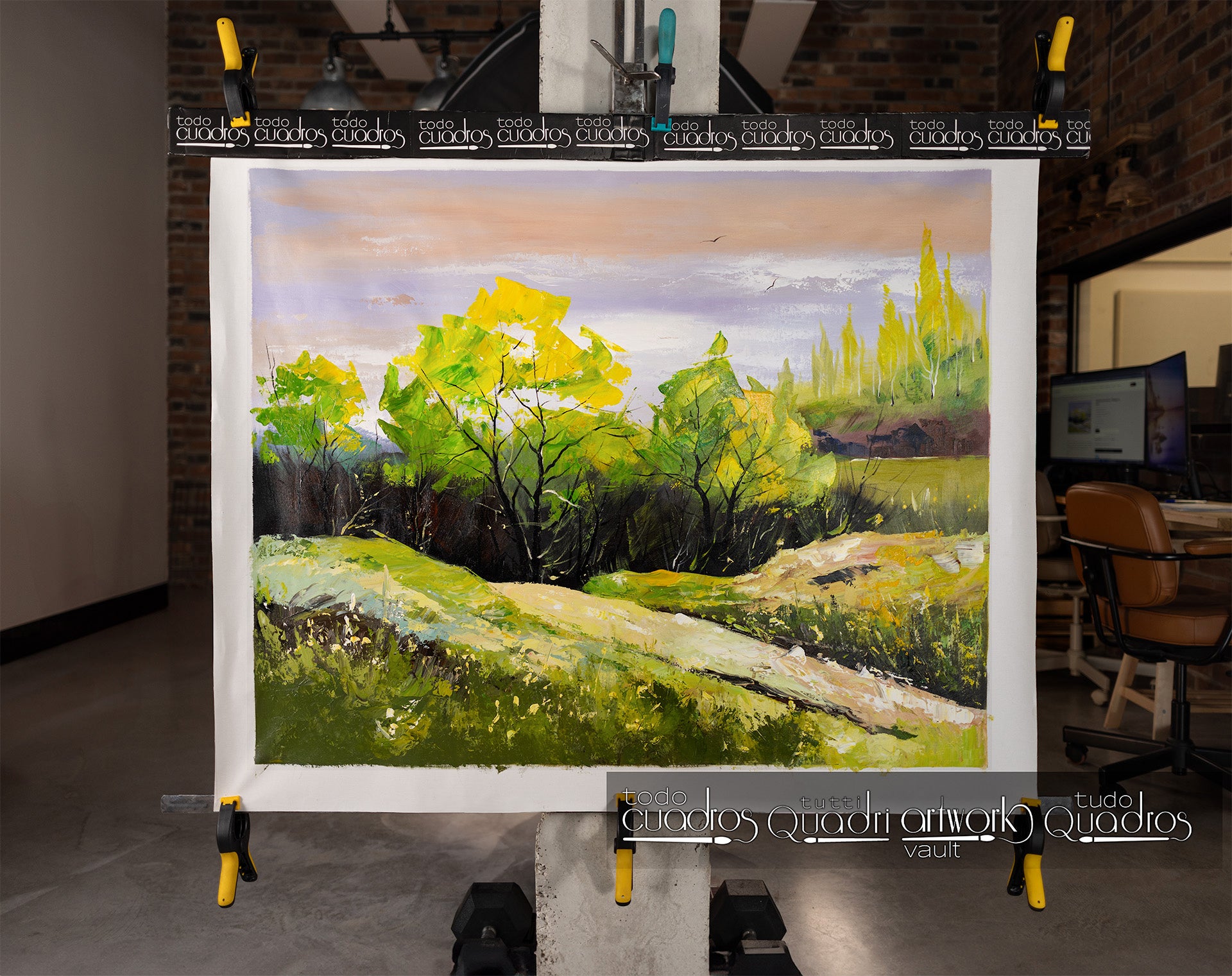 Trees of the Mount, Landscape Oil