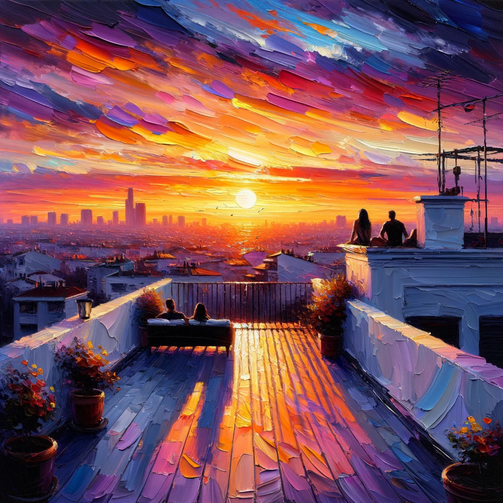 Sunset Over the Metropolis