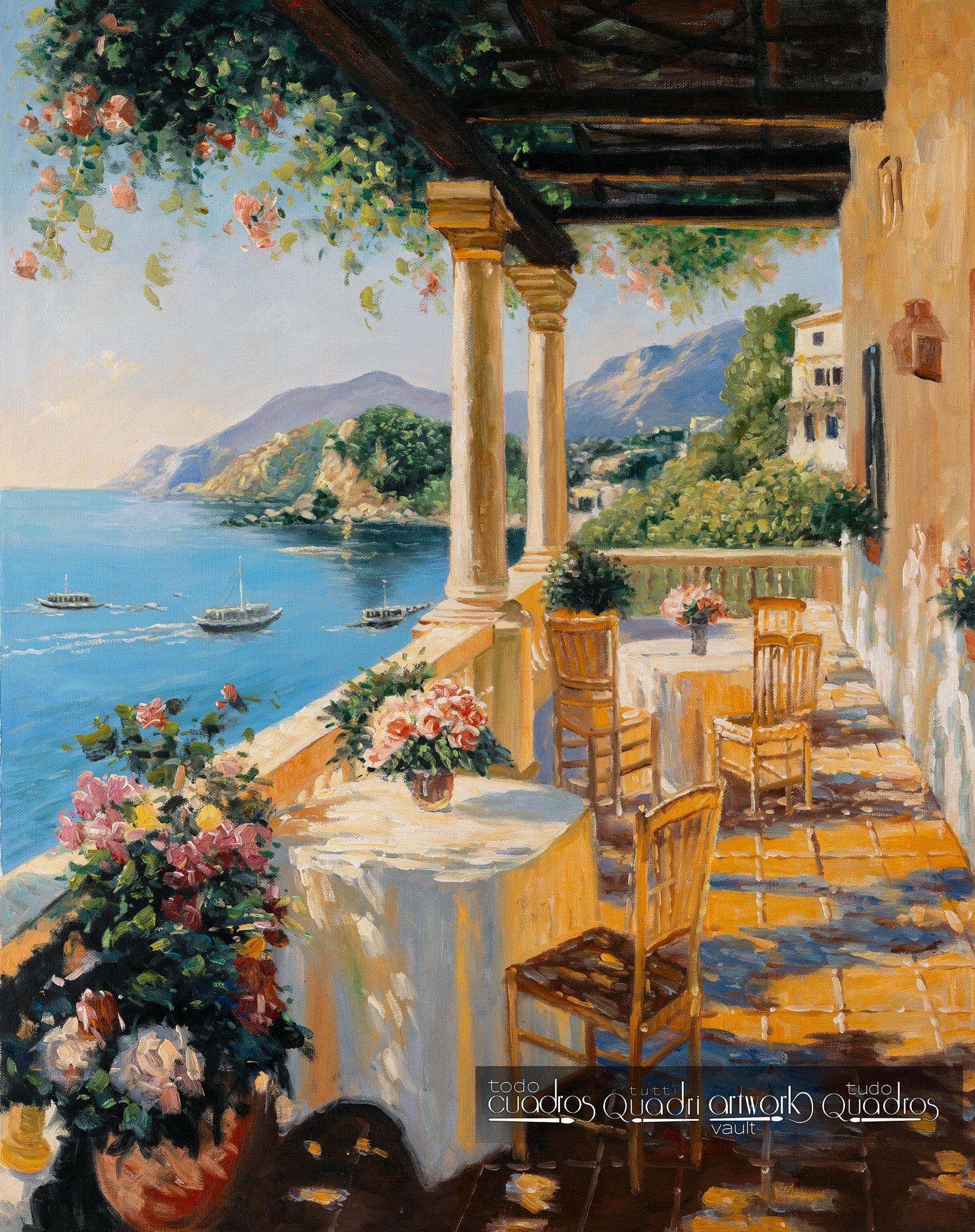 In the shelter of the sun, Sorolla style