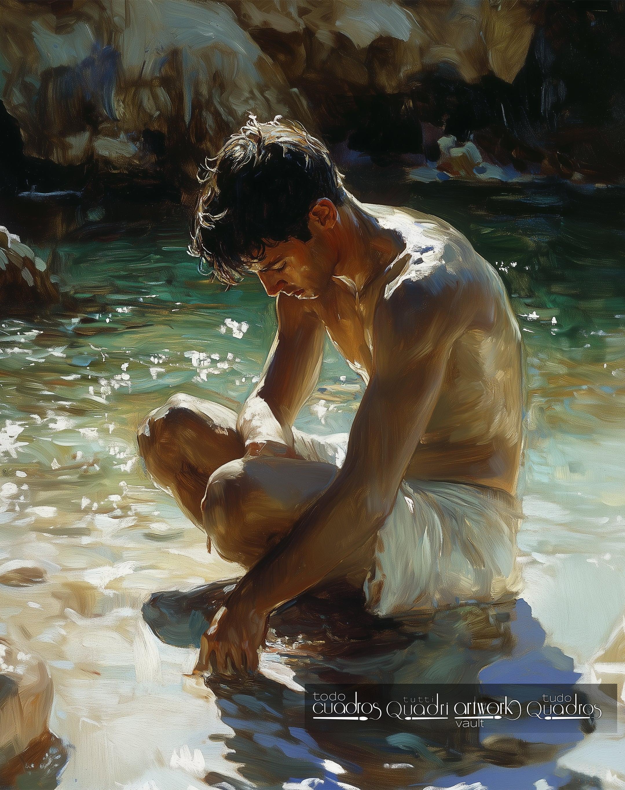 Under the cove’s sun, Sorolla style