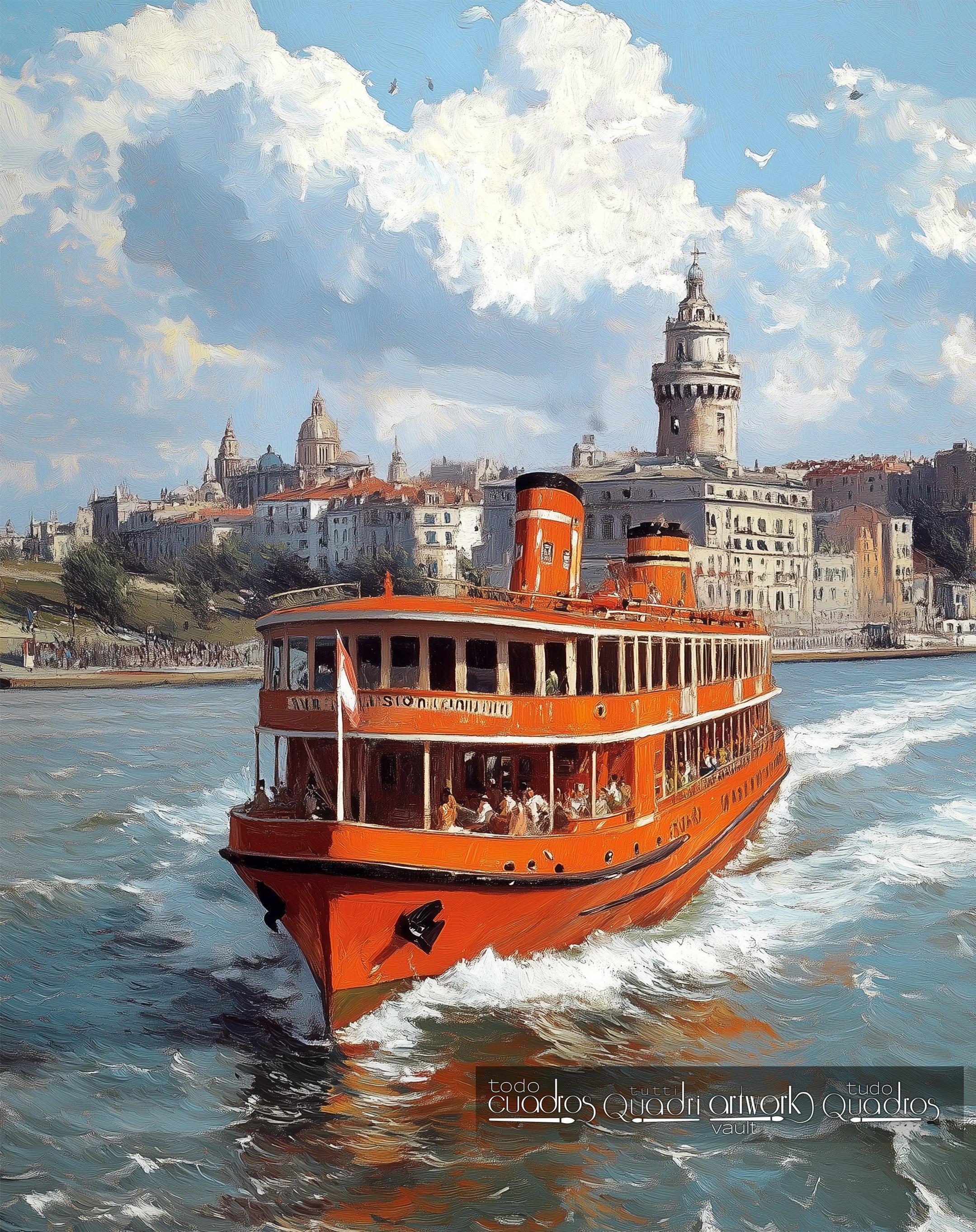 Sailing through reflections, Sorolla style