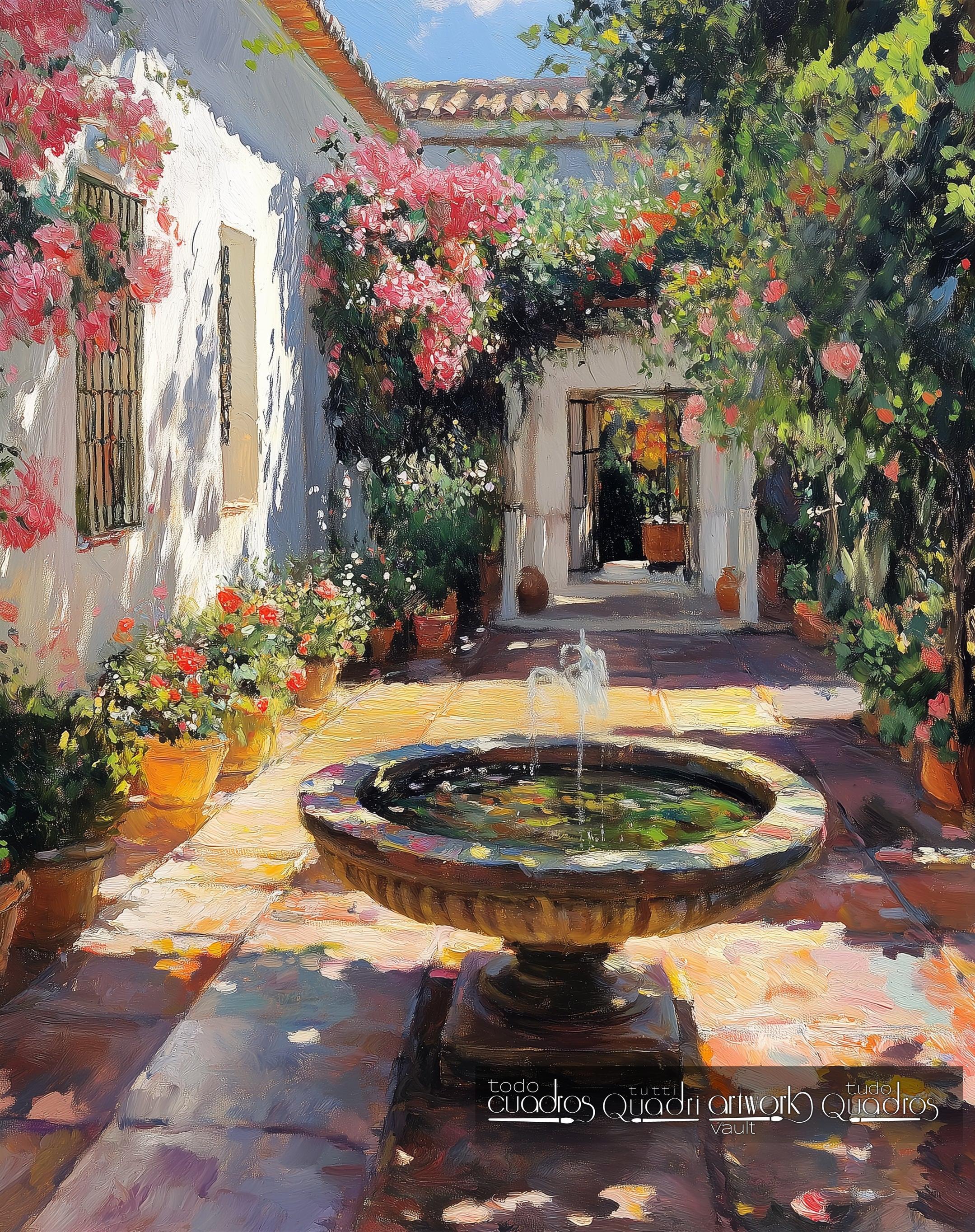 An Andalusian corner, Sorolla style