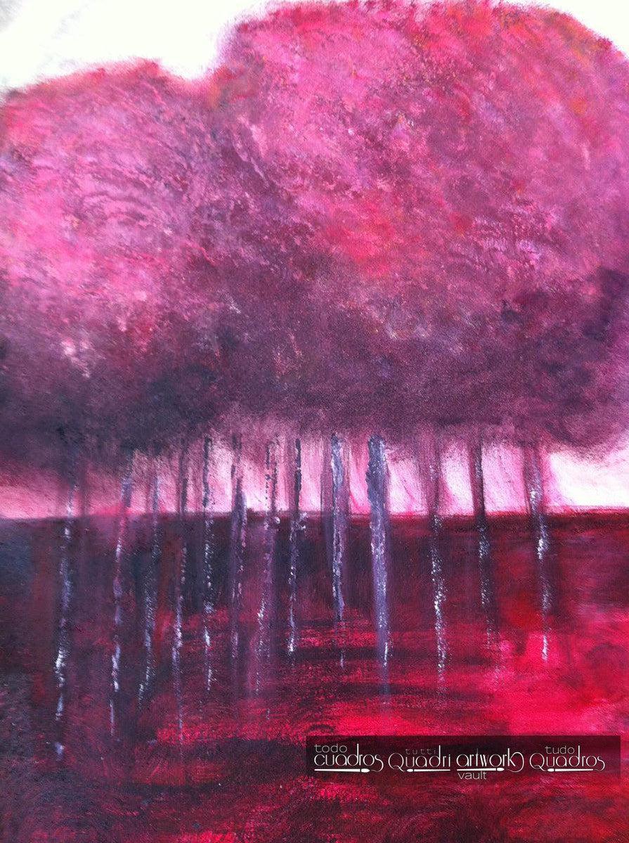 Painting "Red Line" <br /> A. Croxatto (2015)