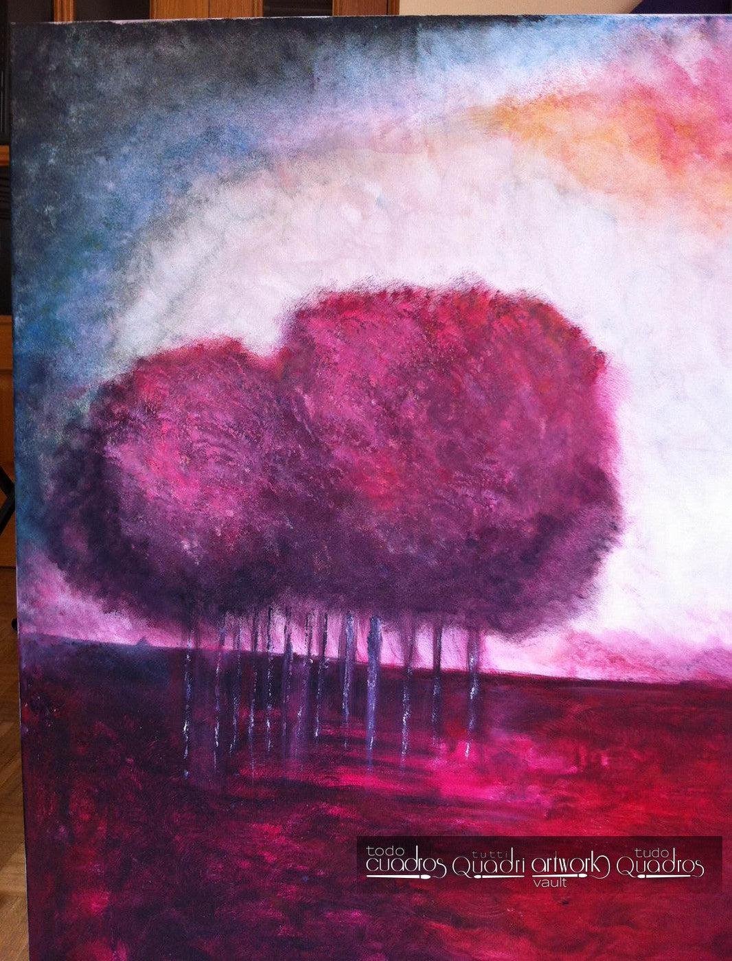 Painting "Red Line" <br /> A. Croxatto (2015)