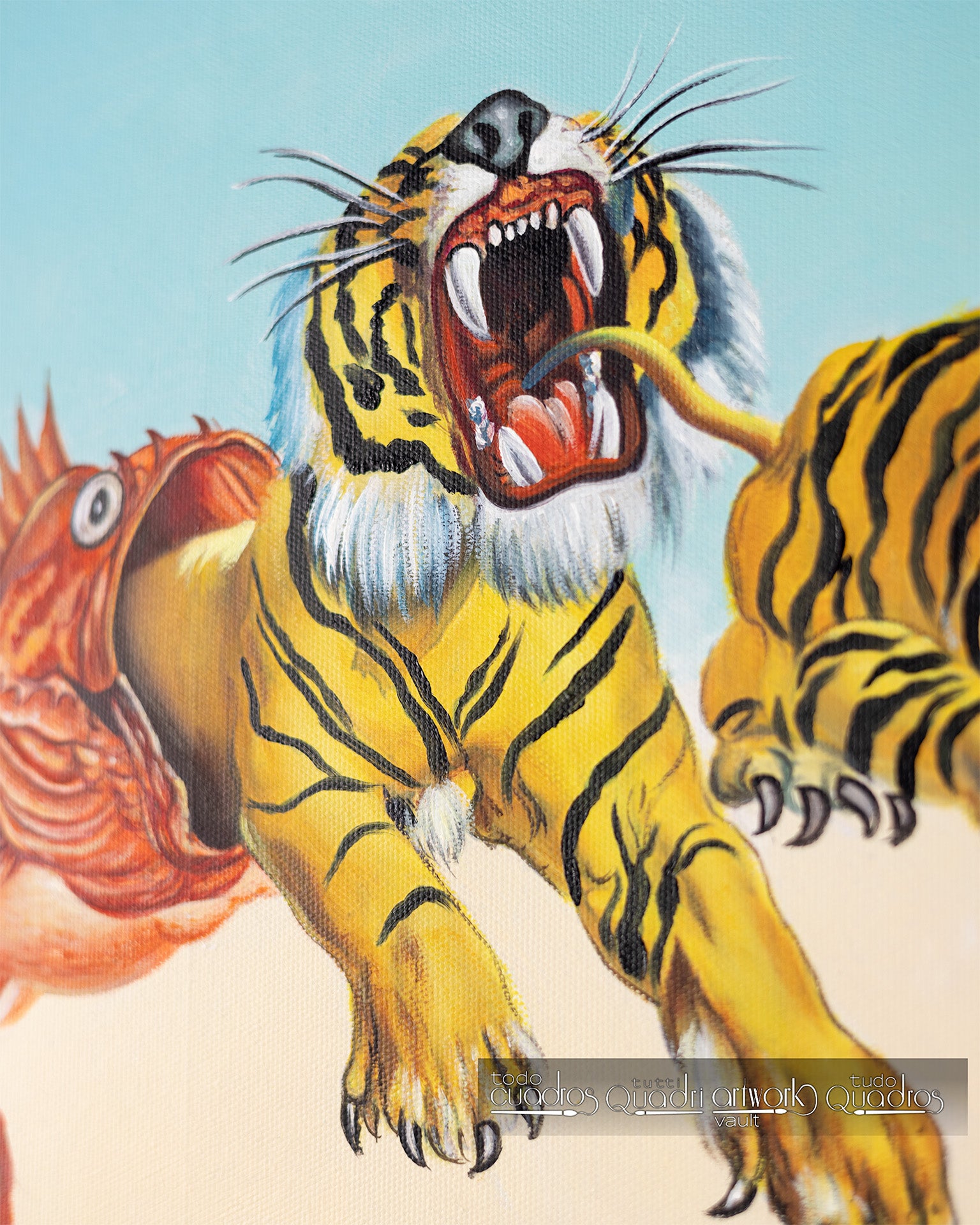 Dream Caused by the Flight of a Bee Around a Pomegranate a Second Before Awakening, Dalí