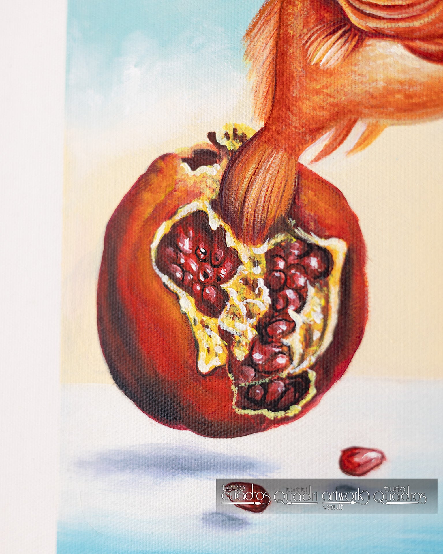 Dream Caused by the Flight of a Bee Around a Pomegranate a Second Before Awakening, Dalí