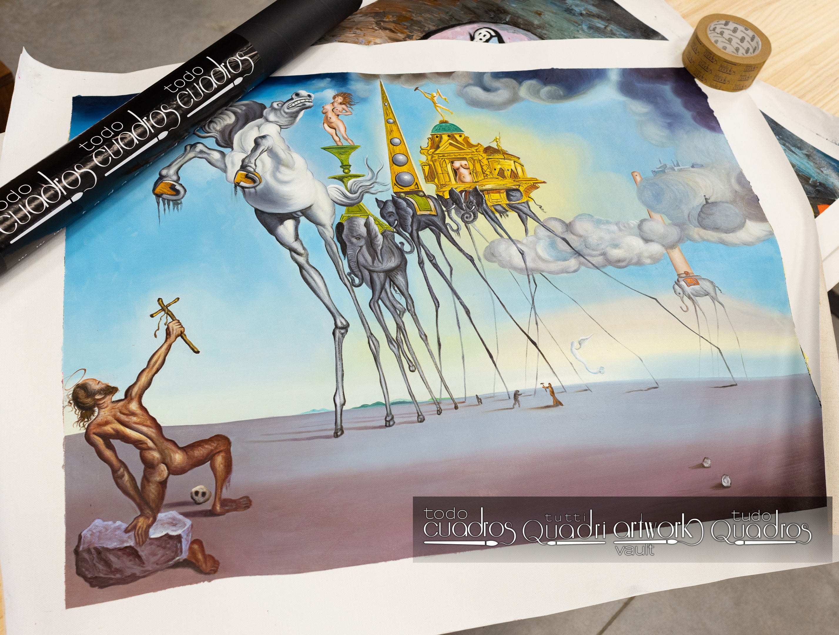 The Temptation of St. Anthony, Dalí