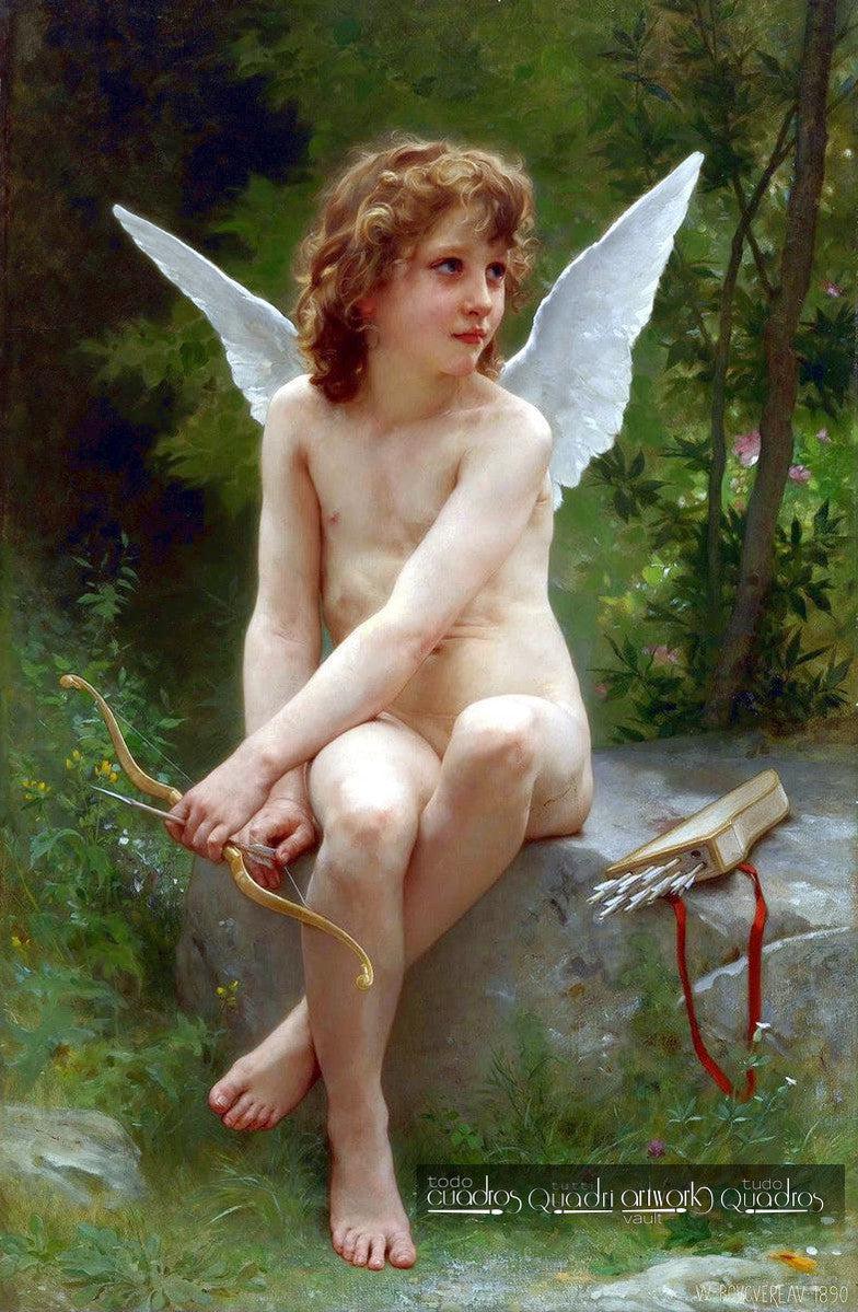 Cupid on the lookout, Bouguereau