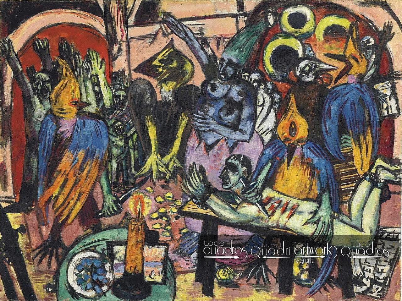 Birds' Hell, Max Beckmann