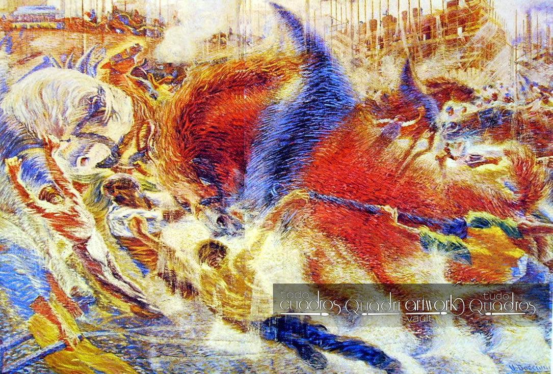 The City Rises, Boccioni