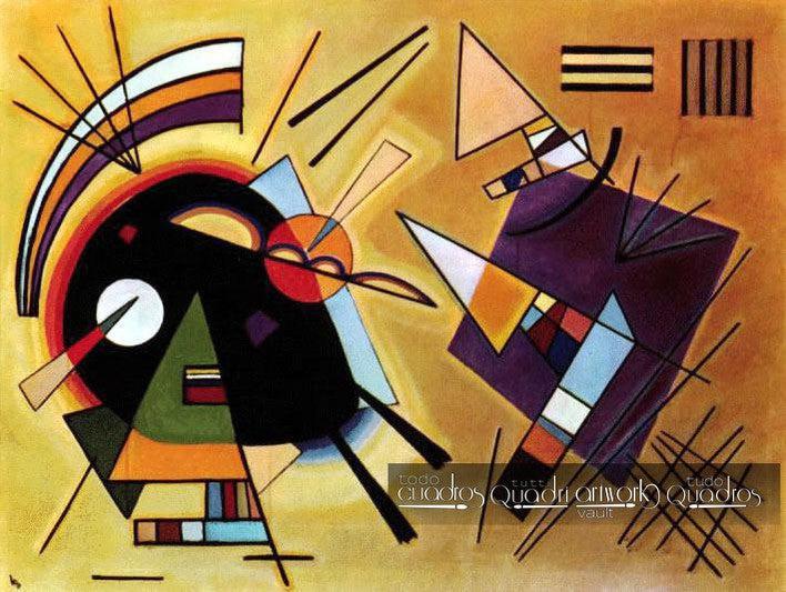 Black and Violet, Kandinsky