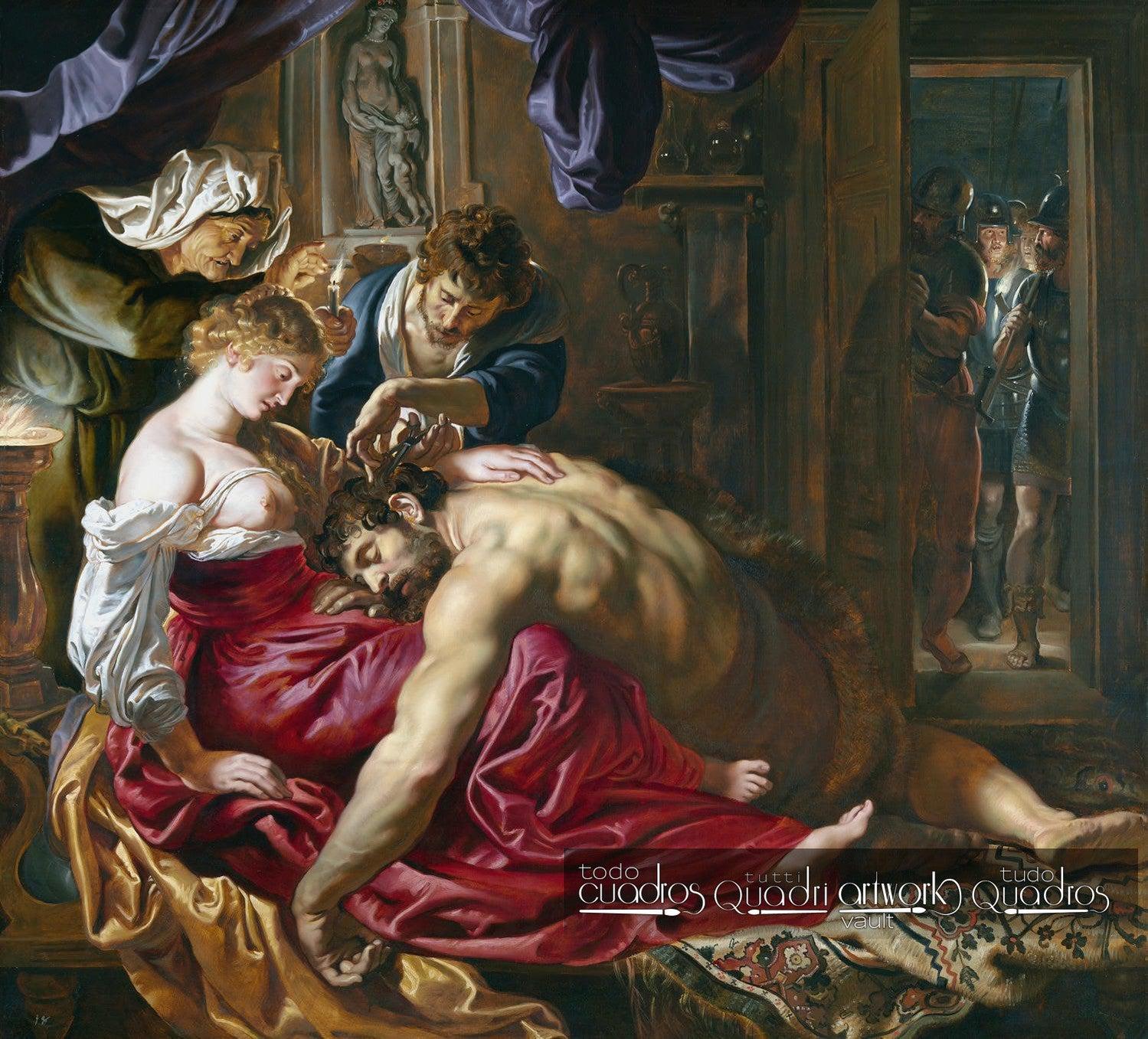 Samson and Delilah, Rubens